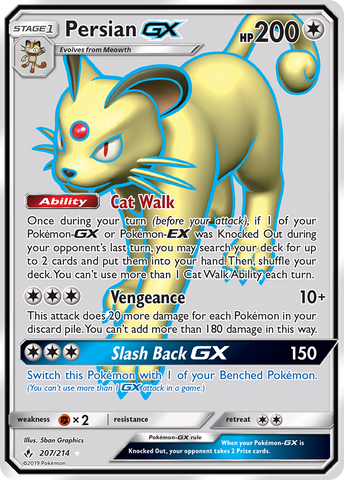 Persian GX (207/214) [Sun & Moon: Unbroken Bonds] - The Mythic Store | 24h Order Processing