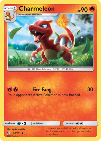 Charmeleon (13/181) [Sun & Moon: Team Up] - The Mythic Store | 24h Order Processing