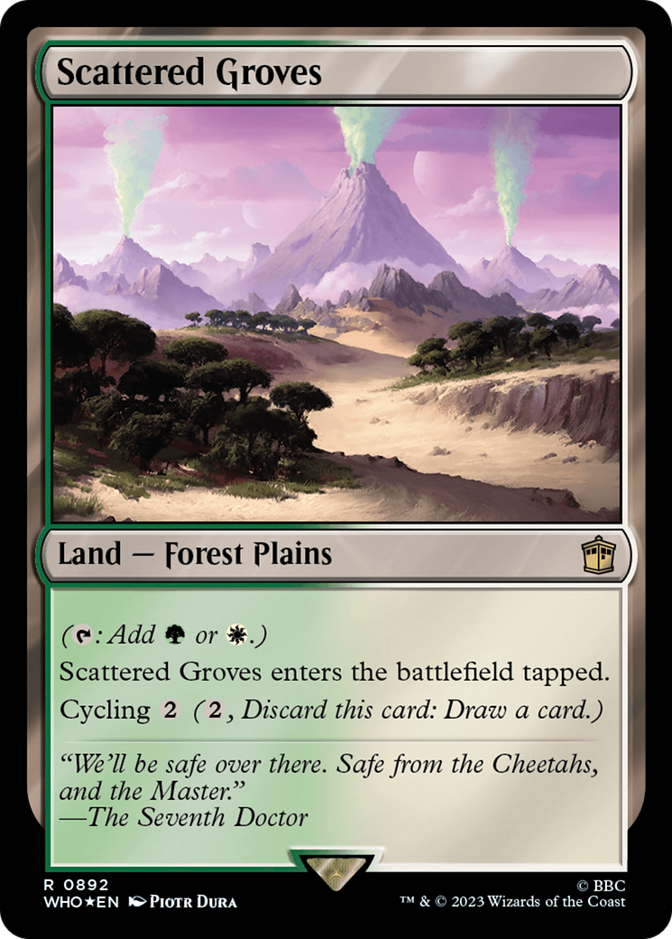 Scattered Groves (Surge Foil) [Doctor Who] - The Mythic Store | 24h Order Processing