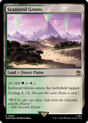 Scattered Groves (Surge Foil) [Doctor Who] - The Mythic Store | 24h Order Processing