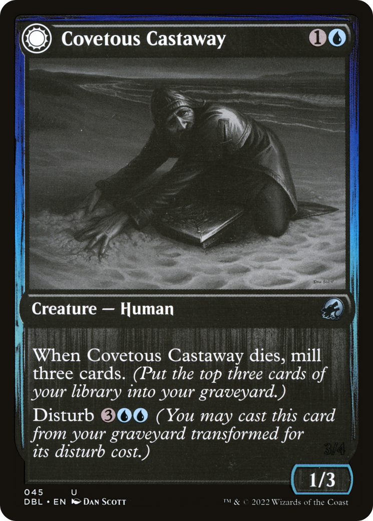 Covetous Castaway // Ghostly Castigator [Innistrad: Double Feature] - The Mythic Store | 24h Order Processing