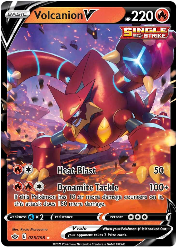 Volcanion V (025/198) [Sword & Shield: Chilling Reign] - The Mythic Store | 24h Order Processing