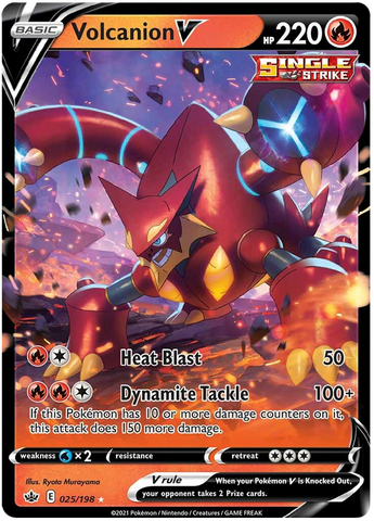 Volcanion V (025/198) [Sword & Shield: Chilling Reign] - The Mythic Store | 24h Order Processing