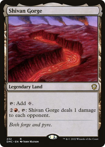 Shivan Gorge [Dominaria United Commander] - The Mythic Store | 24h Order Processing