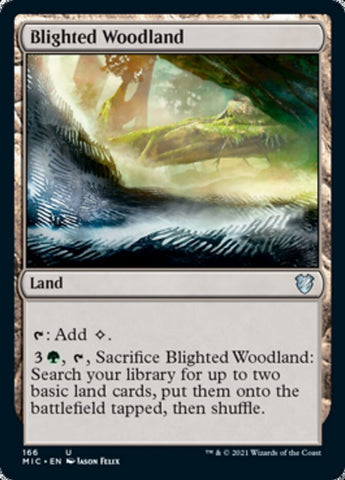 Blighted Woodland [Innistrad: Midnight Hunt Commander] - The Mythic Store | 24h Order Processing