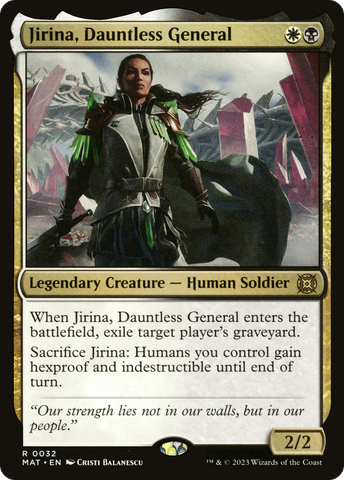 Jirina, Dauntless General [March of the Machine: The Aftermath] - The Mythic Store | 24h Order Processing