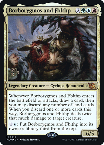 Borborygmos and Fblthp [March of the Machine Prerelease Promos] - The Mythic Store | 24h Order Processing