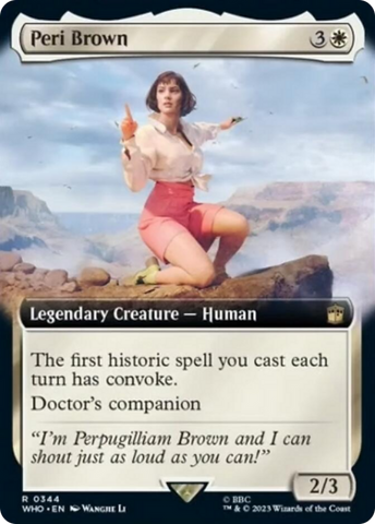 Peri Brown (Extended Art) [Doctor Who] - The Mythic Store | 24h Order Processing