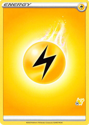 Lightning Energy (Pikachu Stamp #31) [Battle Academy 2022] - The Mythic Store | 24h Order Processing