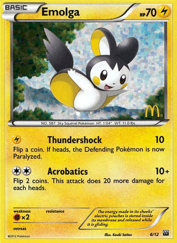 Emolga (6/12) [McDonald's Promos: 2012 Collection] - The Mythic Store | 24h Order Processing