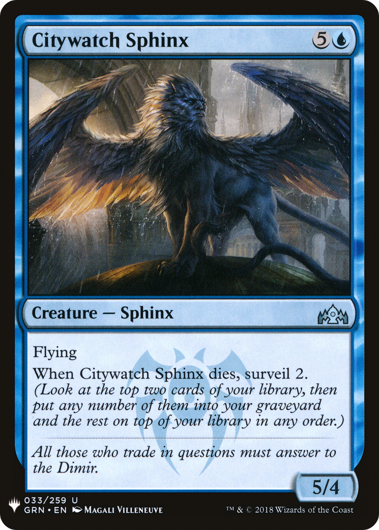 Citywatch Sphinx [Mystery Booster] - The Mythic Store | 24h Order Processing