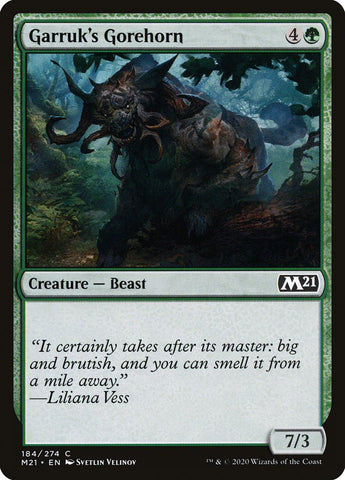 Garruk's Gorehorn [Core Set 2021] - The Mythic Store | 24h Order Processing