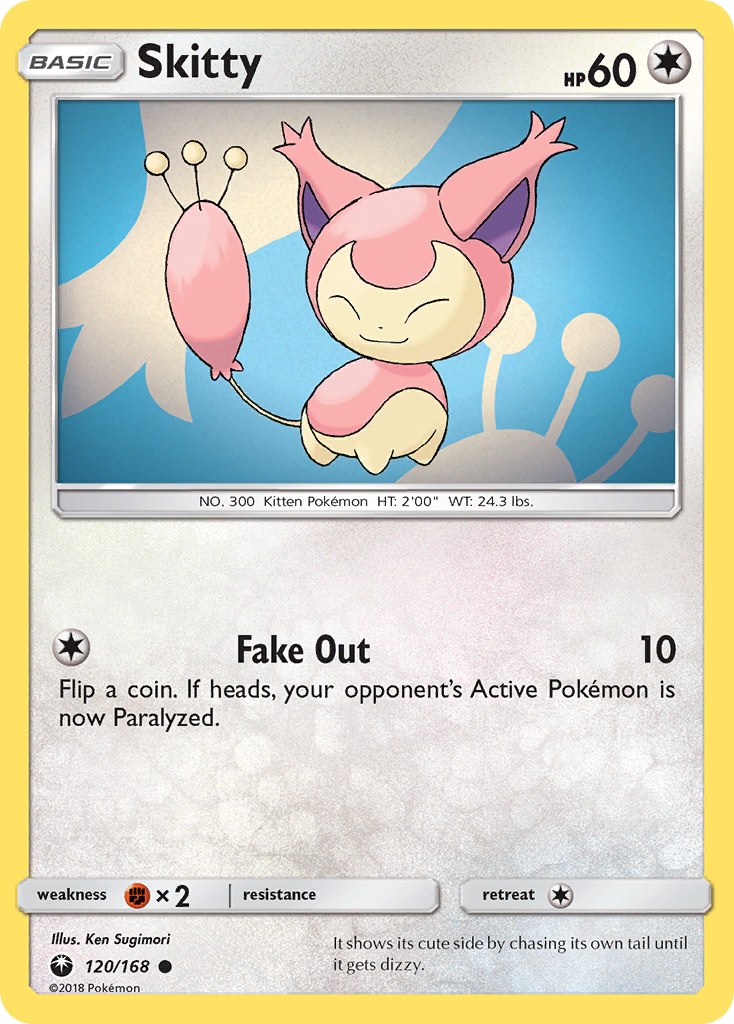Skitty (120/168) [Sun & Moon: Celestial Storm] - The Mythic Store | 24h Order Processing