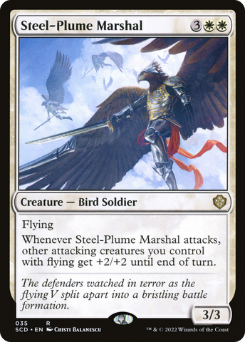 Steel-Plume Marshal [Starter Commander Decks] - The Mythic Store | 24h Order Processing