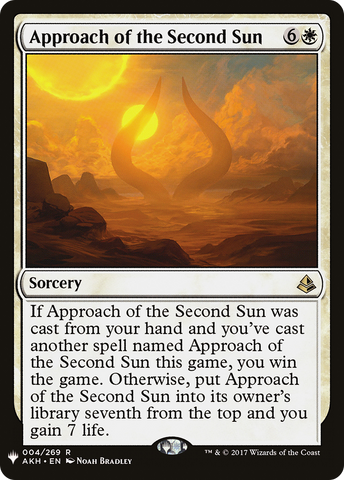 Approach of the Second Sun [Mystery Booster] - The Mythic Store | 24h Order Processing