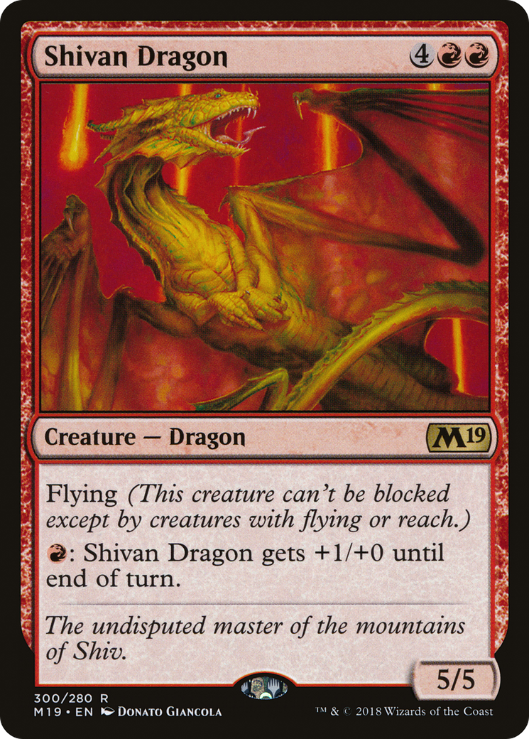 Shivan Dragon [Core Set 2019] - The Mythic Store | 24h Order Processing