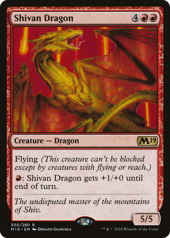 Shivan Dragon [Core Set 2019] - The Mythic Store | 24h Order Processing