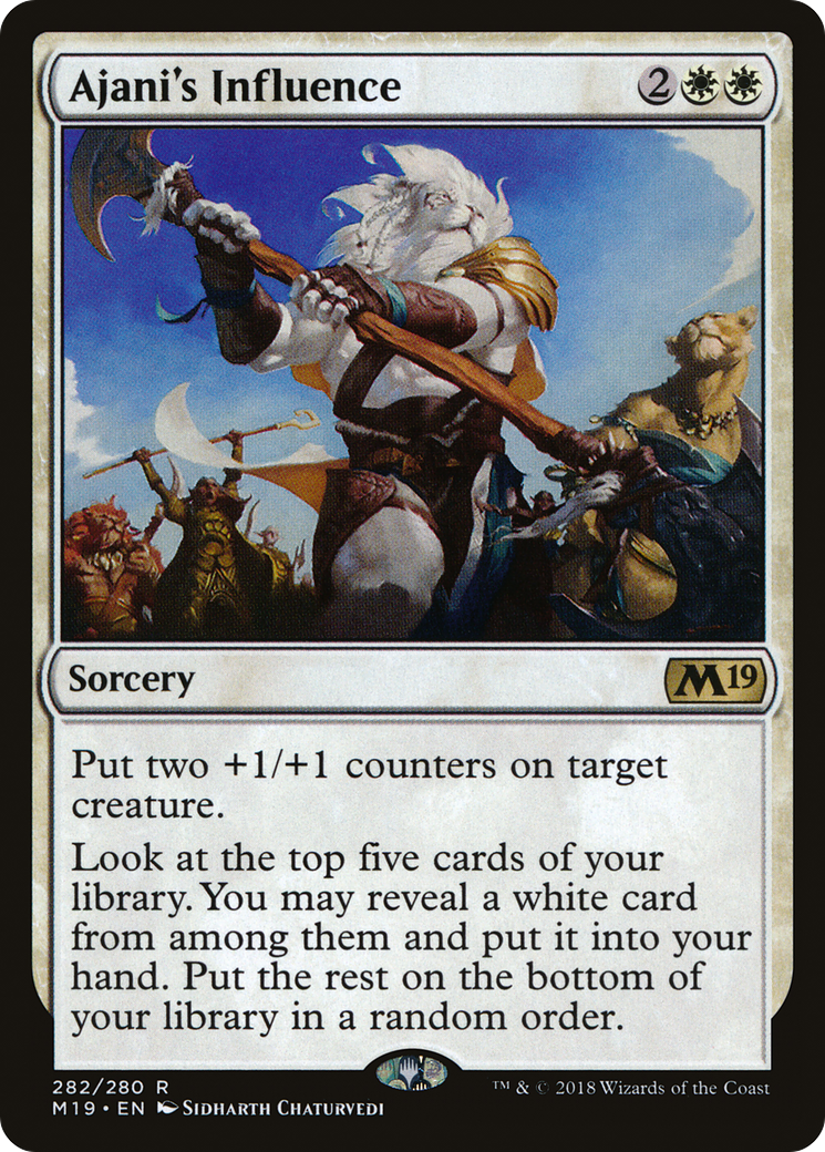Ajani's Influence [Core Set 2019] - The Mythic Store | 24h Order Processing