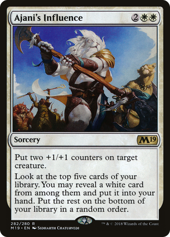 Ajani's Influence [Core Set 2019] - The Mythic Store | 24h Order Processing