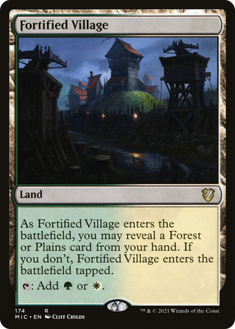 Fortified Village [Innistrad: Midnight Hunt Commander] - The Mythic Store | 24h Order Processing