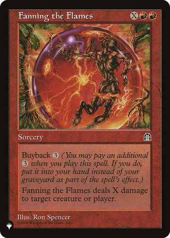 Fanning the Flames [The List] - The Mythic Store | 24h Order Processing