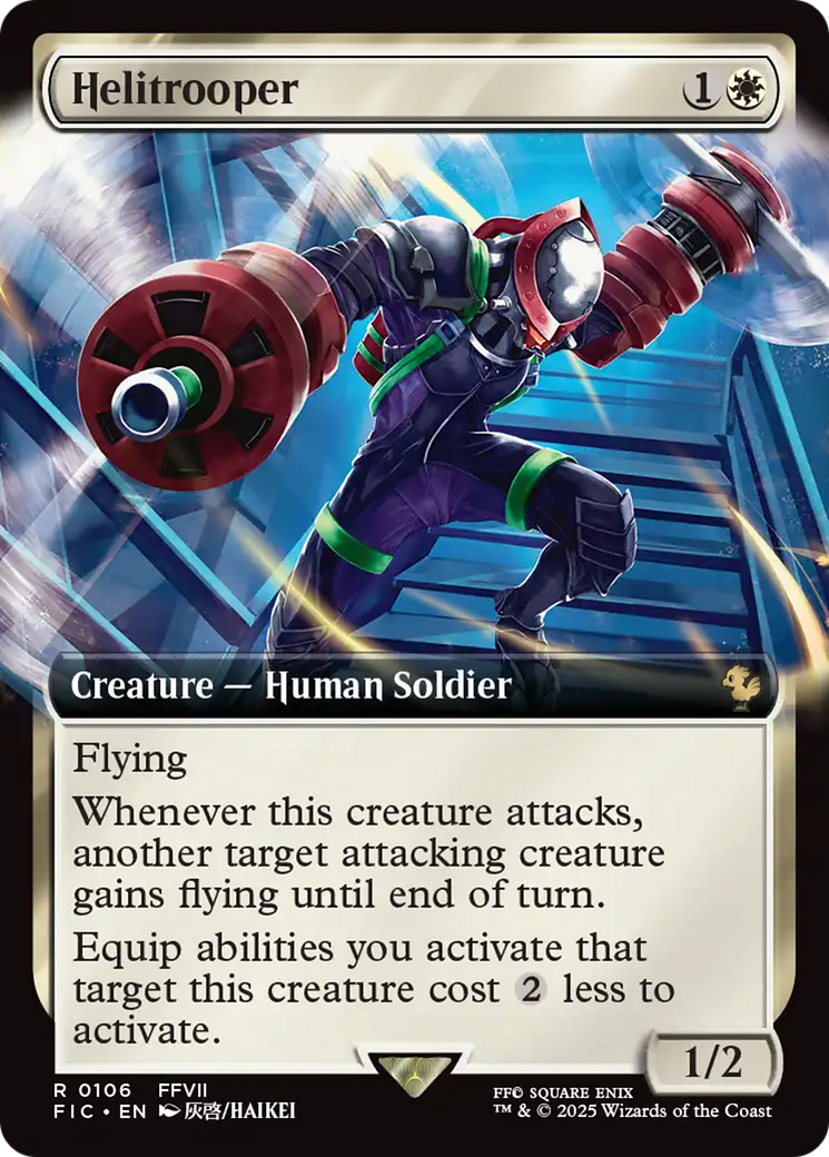 Helitrooper (Extended Art) [FINAL FANTASY Commander] - The Mythic Store | 24h Order Processing