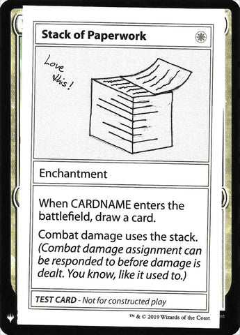 Stack of Paperwork [Mystery Booster Playtest Cards] - The Mythic Store | 24h Order Processing