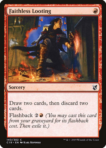 Faithless Looting [Commander 2019] - The Mythic Store | 24h Order Processing