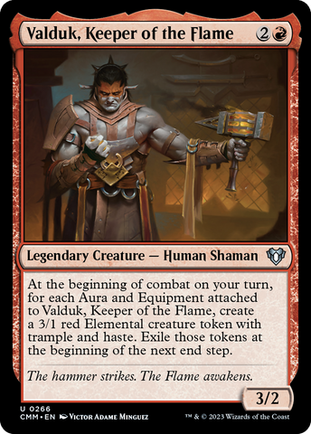 Valduk, Keeper of the Flame [Commander Masters] - The Mythic Store | 24h Order Processing