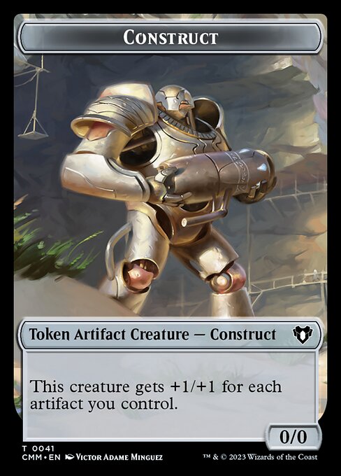 Treasure // Construct (0041) Double-Sided Token [Commander Masters Tokens] - The Mythic Store | 24h Order Processing