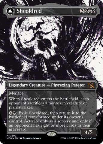 Sheoldred // The True Scriptures (Showcase Planar Booster Fun) [March of the Machine] - The Mythic Store | 24h Order Processing