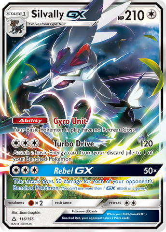 Silvally GX (116/156) [Sun & Moon: Ultra Prism] - The Mythic Store | 24h Order Processing