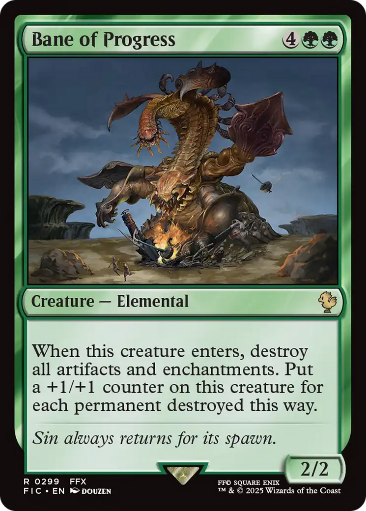 Bane of Progress [FINAL FANTASY Commander] - The Mythic Store | 24h Order Processing