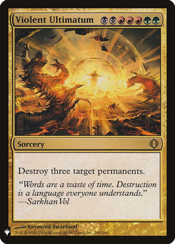 Violent Ultimatum [The List] - The Mythic Store | 24h Order Processing