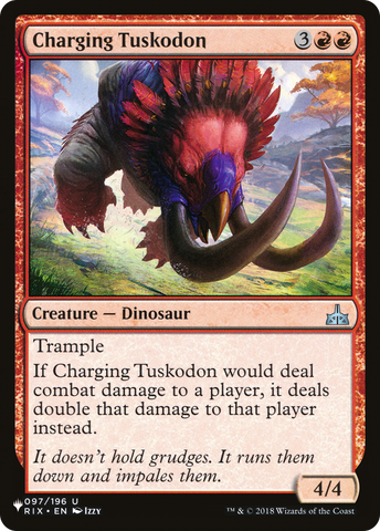 Charging Tuskodon [The List] - The Mythic Store | 24h Order Processing