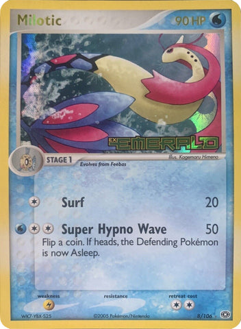 Milotic (8/106) (Stamped) [EX: Emerald] - The Mythic Store | 24h Order Processing
