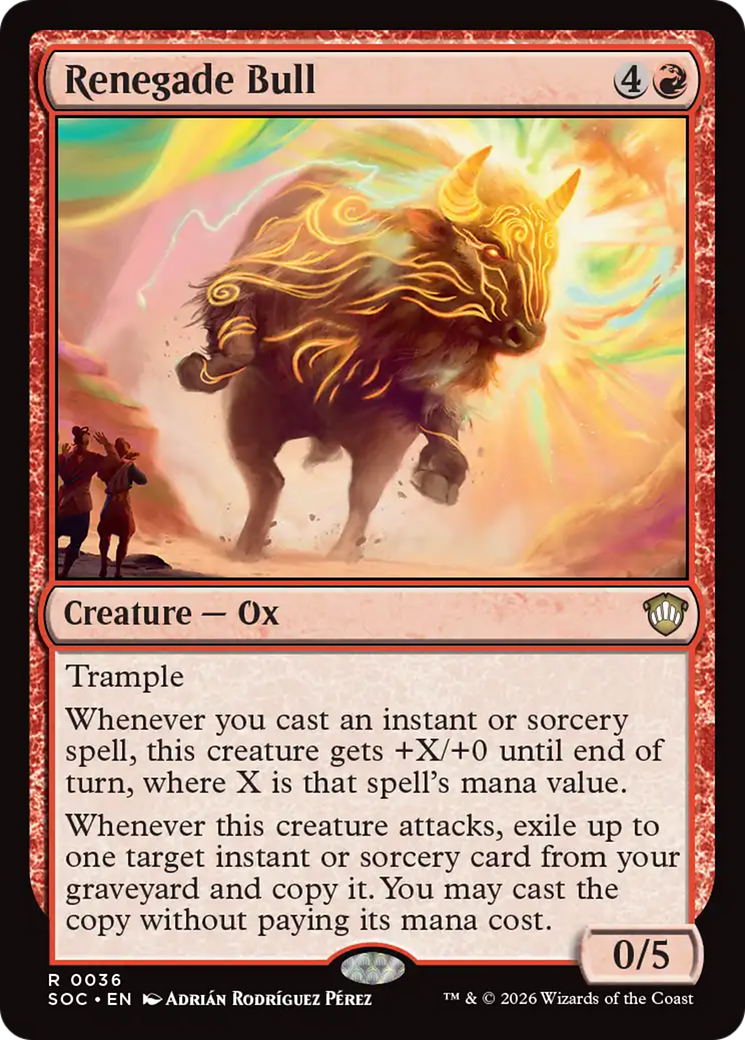 Renegade Bull [Secrets of Strixhaven Commander] - The Mythic Store | 24h Order Processing