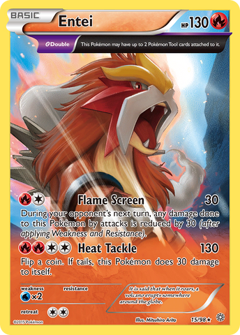 Entei (15/98) [XY: Ancient Origins] - The Mythic Store | 24h Order Processing