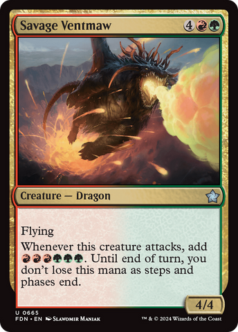 Savage Ventmaw [Foundations] - The Mythic Store | 24h Order Processing