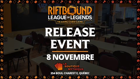 Riftbound Release Event (8 Nov) Ticket - The Mythic Store | 24h Order Processing