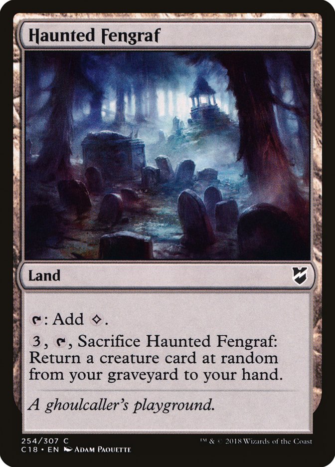 Haunted Fengraf [Commander 2018] - The Mythic Store | 24h Order Processing