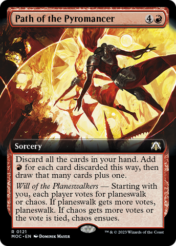 Path of the Pyromancer (Extended Art) [March of the Machine Commander] - The Mythic Store | 24h Order Processing