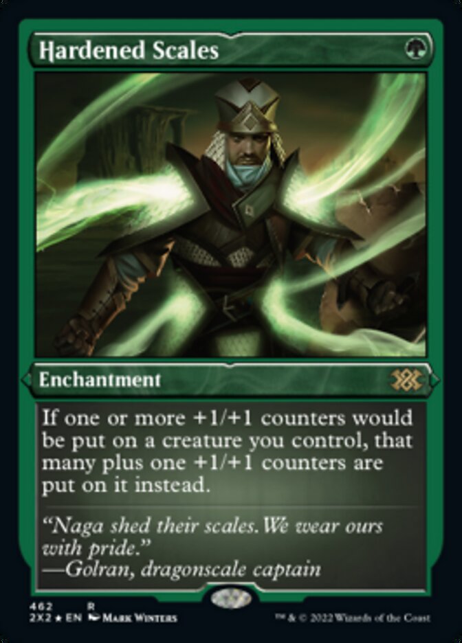 Hardened Scales (Foil Etched) [Double Masters 2022] - The Mythic Store | 24h Order Processing