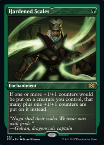 Hardened Scales (Foil Etched) [Double Masters 2022] - The Mythic Store | 24h Order Processing