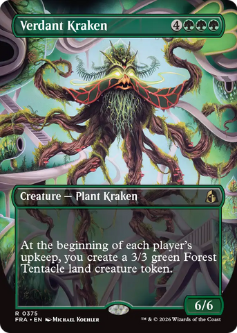 Verdant Kraken (Borderless) [Reality Fracture] - The Mythic Store | 24h Order Processing