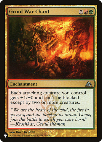 Gruul War Chant [The List] - The Mythic Store | 24h Order Processing