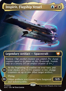 Inspirit, Flagship Vessel (Borderless) [Edge of Eternities Commander] - The Mythic Store | 24h Order Processing