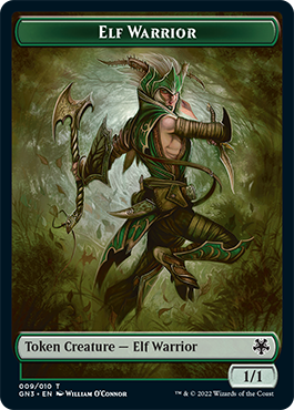Soldier // Elf Warrior Double-Sided Token [Game Night: Free-for-All Tokens] - The Mythic Store | 24h Order Processing