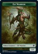 Bird Illusion // Elf Warrior Double-Sided Token [Game Night: Free-for-All Tokens] - The Mythic Store | 24h Order Processing