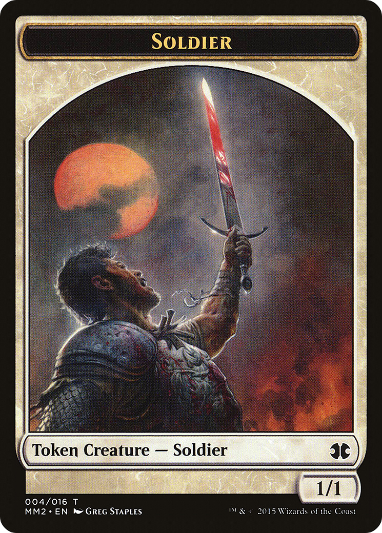 Soldier Token [Modern Masters 2015 Tokens] - The Mythic Store | 24h Order Processing